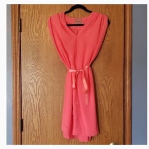 Gorgeous draped silk dress